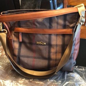 Kipling plaid crossbody bag